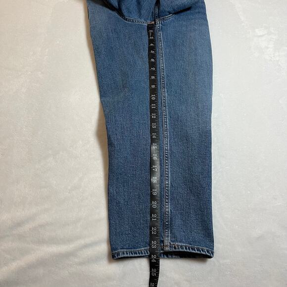 Old Navy High Waisted Barrel Ankle Jeans Size 8 Petite Casual Summer Preppy - Picture 11 of 11